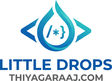 Little Drops at THIYAGARAAJ.COM